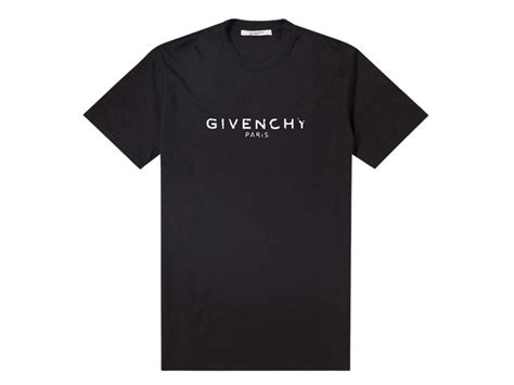 เสื้อผ้า Givenchy Paris Distressed Logo Tee  